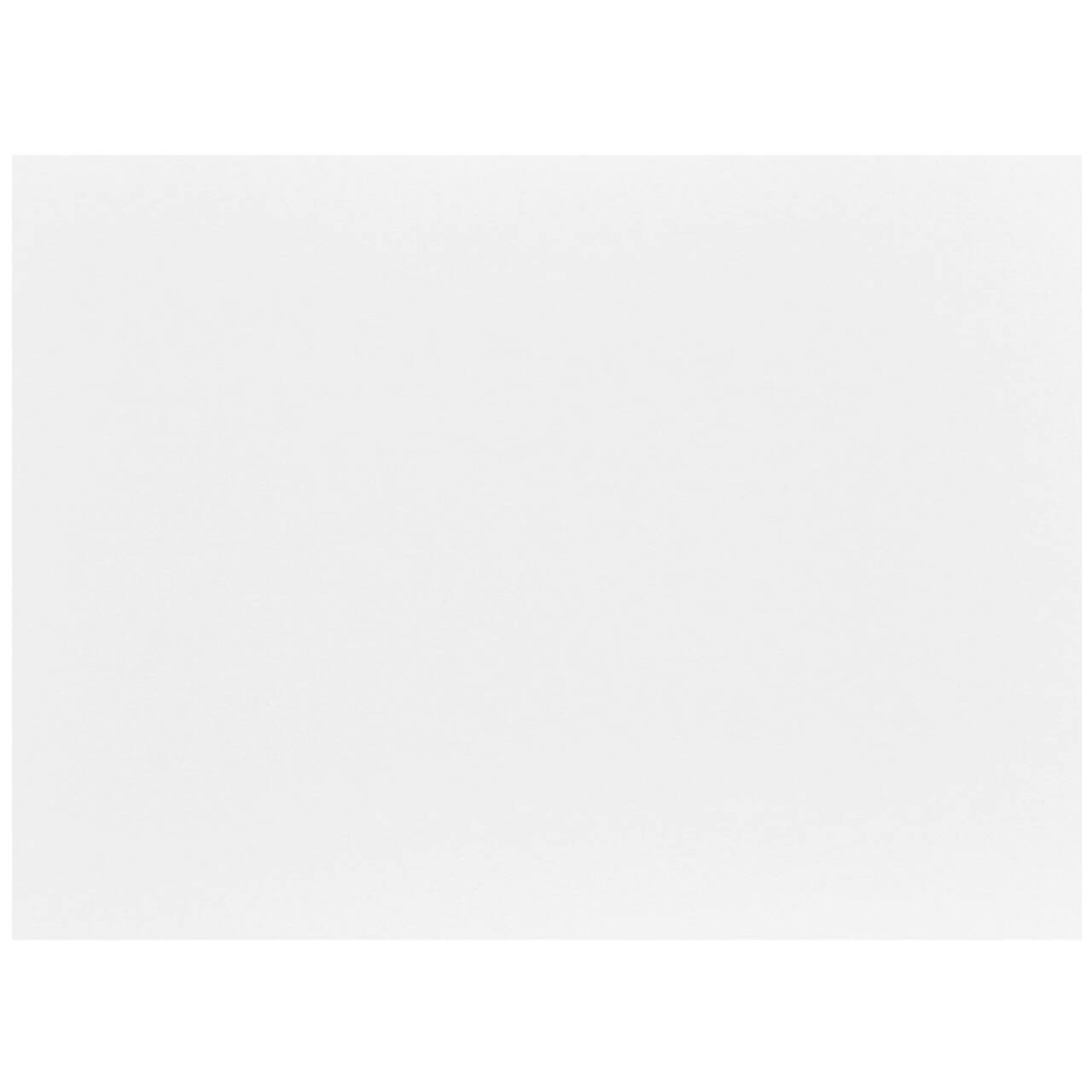 JAM Paper 5" x 7" White Blank Flat Note Cards